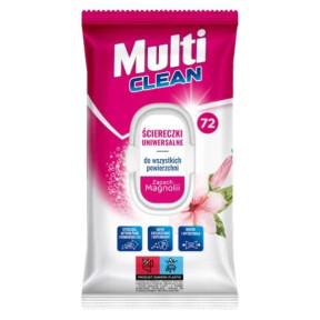 Luba Multi Clean универсальные влажные салфетки с клапаном для уборки Magnolia, 72 шт